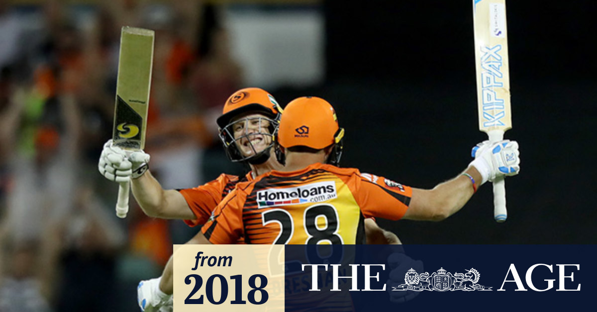 Video Scorchers seal top spot on the BBL ladder